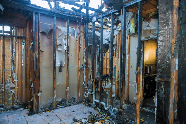 Professional Fire Damage Repair technician working in Bellingham, WA